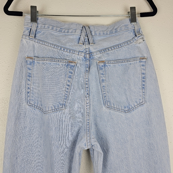 SLVRLAKE indiana ultra high-rise super flare light wash jeans in high and dry - Picture 8 of 13